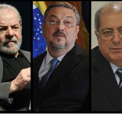 Lula, Palocci e Paulo Bernardo são réus em mais um processo por corrupção